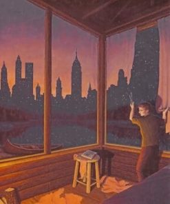 Rob Gosalves Illustration paint by numbers