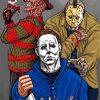 Scary Dangerous Friends paint by numbers