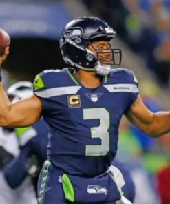 Russell Carrington Wilson Paint by numbers