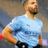 Sergio Aguero Man City Paint by numbers