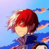 Shoto Todoroki Paint by numbers