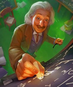 the-brilliant-Albert-Einstein-paint-by-number