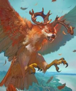 The fantastic creature paint by numbers