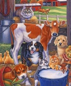 Happy Farm Paint by numbers