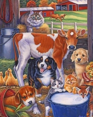 Happy Farm Paint by numbers