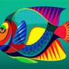 Tropical Fish Paint by numbers