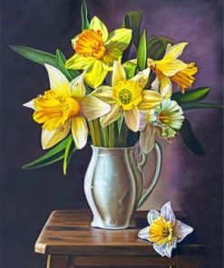 Flowers Vase Paint by numbers