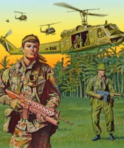 Vietnam War Paint by numbers
