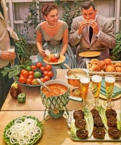 Vintage Couple Paint by numbers