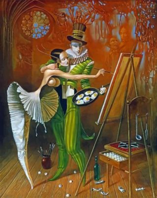 Weird Couple Paint by numbers