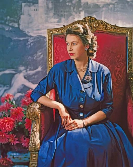 young-queen-elizabeth-paint-by-number