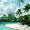 Bora Bora Island Paint by numbers
