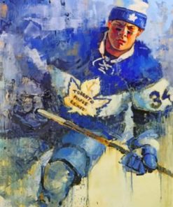 Auston Matthews Toronto Maple Leafs Paint by numbers
