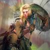 Birka Female Viking Warrior Paint by numbers