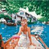 Bride Enjoying Her Honey Moon Paint by numbers