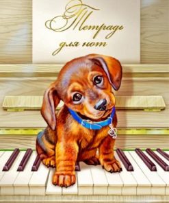 Cute Puppy Paint by numbers
