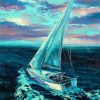 Love On Yacht Paint by numbers