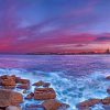 Manly Sunset Paint by numbers