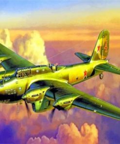 Petlyakov Pe-8 Paint by numbers
