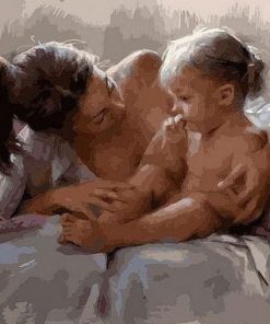Mother and Daughter Artwork paint by number