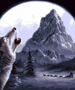 Wild Wolf Paint by numbers