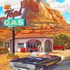Retro Route 66 Paint by numbers