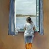 Young Woman At A Window Paint by numbers