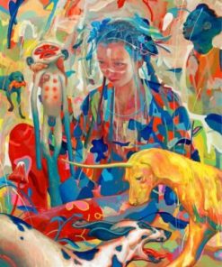 Abstract African Art Paint by numbers