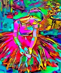 Abstract Ballerina Paint by numbers