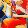 Abstract Couple Paint by numbers
