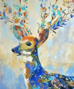 Abstract Deer Paint by numbers