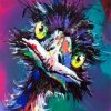 Abstract Emu Paint by numbers
