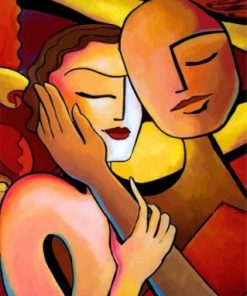 Abstract Faces Paint by numbers