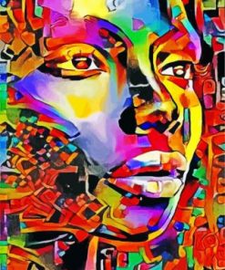 Abstract Woman Paint by numbers