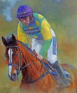Aesthetic Horse Racer Paint by numbers