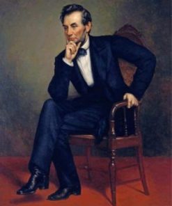 Aesthetic Abraham Lincoln Paint by numbers