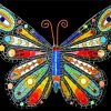 Aesthetic Butterfly Paint by numbers