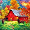 Aesthetic Barn Paint by numbers