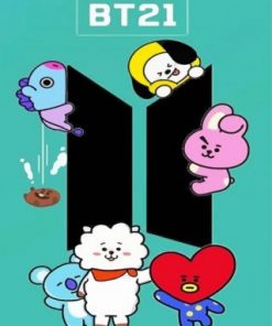 Aesthetic BT21 Paint by numbers