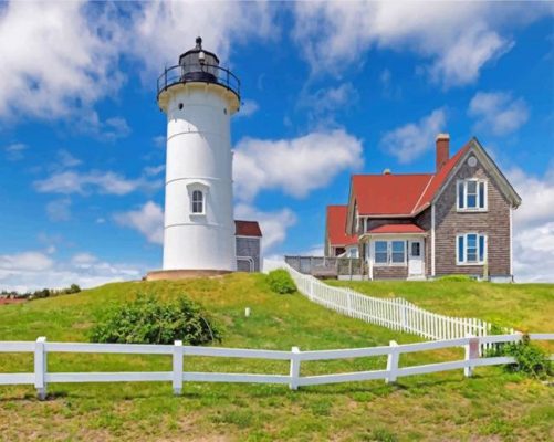 Cape Cod Landscape Paint by numbers