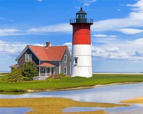 Aesthetic Cape Cod Paint by numbers