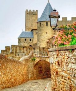 Aesthetic Carcassonne France Paint by numbers