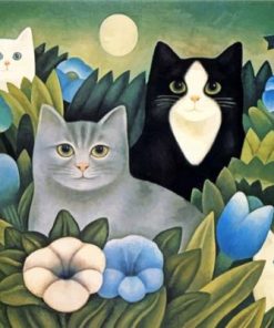 Aesthetic Cats Paint by numbers