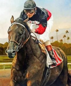 Aesthetic Horse Race Paint by numbers