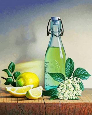 Aesthetic Lemon Juice Paint by numbers