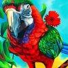 Aesthetic Macaw Paint by numbers