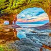 Aesthetic Michigan Cave Paint by numbers