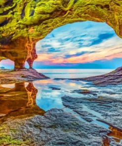 Aesthetic Michigan Cave Paint by numbers