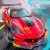 Aesthetic Racing Car Paint by numbers