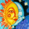 Aesthetic Sun And Moon Paint by numbers